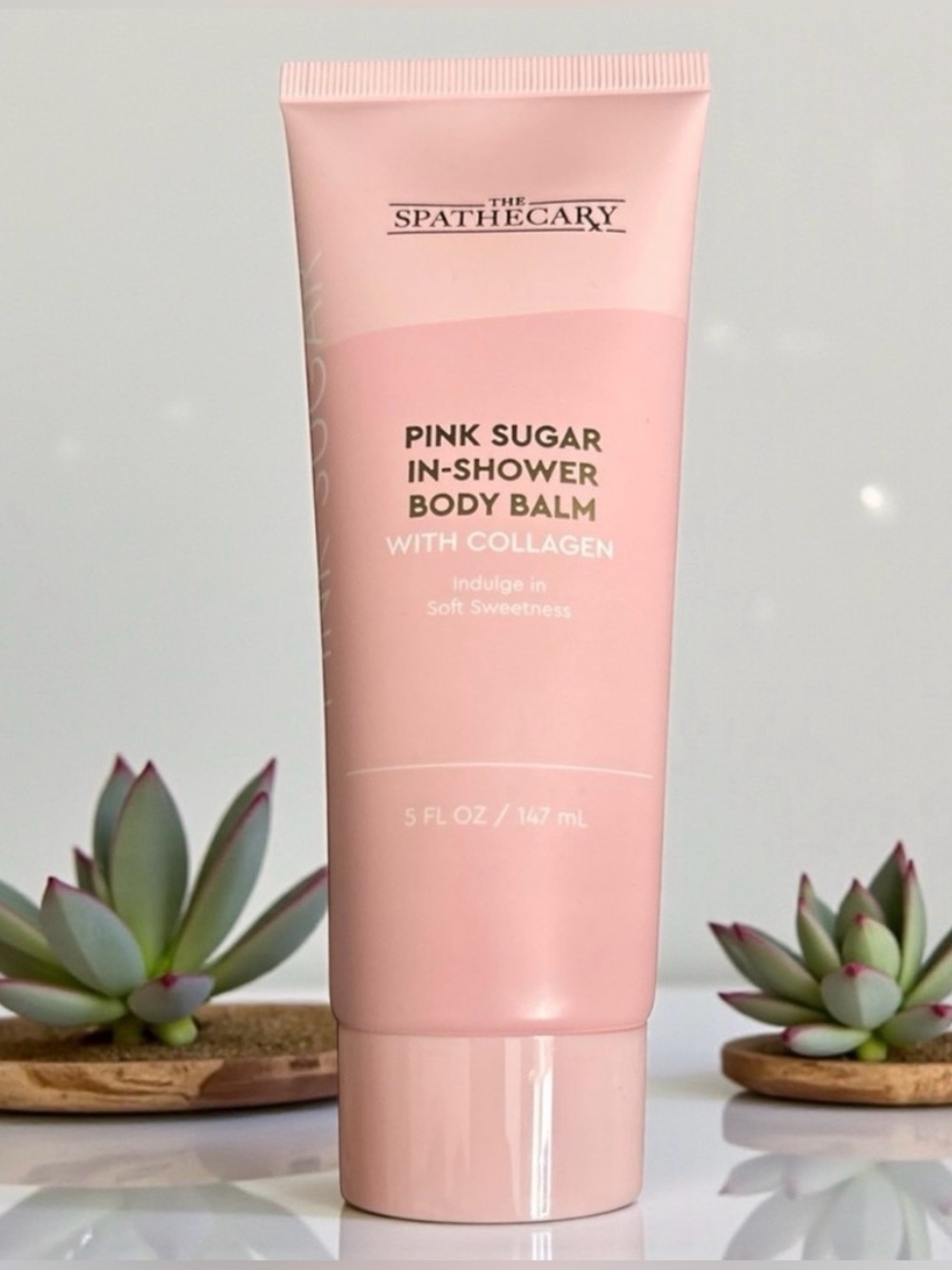 Spathecary Collagen Pink Sugar In-Shower Body Balm NEW